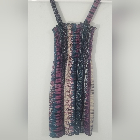 Ace Fashion Bohemian Hippie Blouse Tank Top. Size Medium. 65% Silk 35% Polyester - Picture 4 of 6